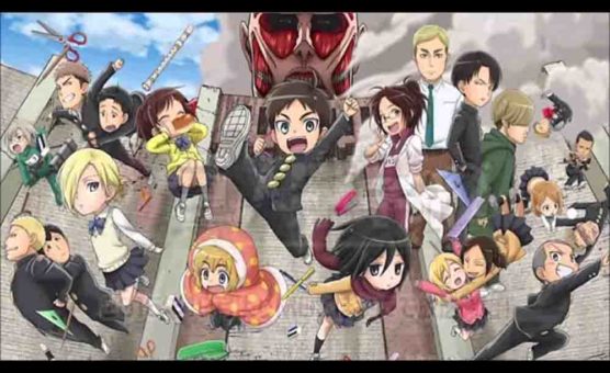 Shingeki No Kyojin Chuugakkou #EP 2-Perseguição! Escola