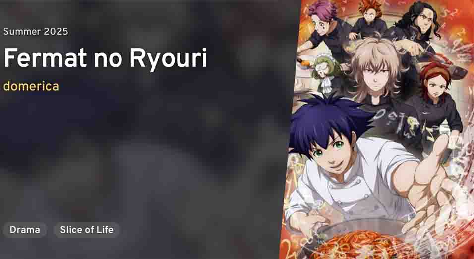 Fermat no Ryouri Batch Subtitle Indonesia